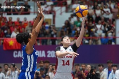 Ném "cháy" rổ Philippines, ĐT bóng rổ 3x3 nữ Việt Nam giành HCV SEA Games 32