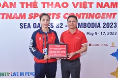 "Bà mẹ 2 con" HCV Boxing SEA Games 32 Hà Thị Linh được thưởng nóng