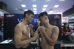 Chùm ảnh cân kí Boxing VSP Pro 5: Phan Minh Quân vs. Đào Văn Quân