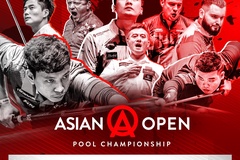 Asian Open Pool Championship - Giải Vô địch billiard 9 bi hấp dẫn nhất thế giới tới Việt Nam