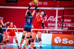 Sốc với chiều cao cực khủng của lứa U16 bóng chuyền nữ Trung Quốc