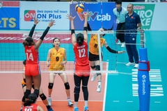 Báo Philippines: Thanh Thuý và tuyển bóng chuyền nữ Việt Nam tránh khỏi thảm hoạ trước đội sinh viên Philippines