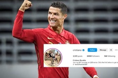 Không chỉ tổng bàn thắng, Ronaldo vượt Messi để trở thành "Vua Instagram"