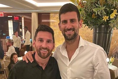Lionel Messi và Novak Djokovic bất ngờ thân mật trước thềm US Open 2023