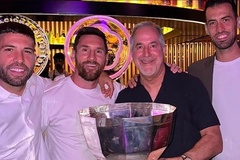 Bữa tiệc sang trọng của Inter Miami: Sâm panh dành riêng cho Messi và Beckham