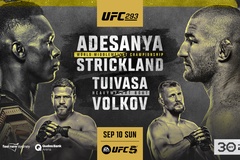 Lịch thi đấu UFC 293: Israel Adesanya vs Sean Strickland