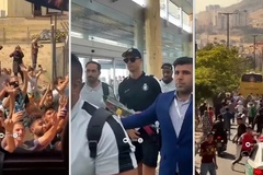 CĐV Iran đuổi theo xe buýt của Ronaldo, phá cửa khách sạn