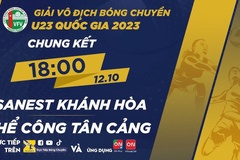 Trực tiếp Chung kết bóng chuyền nam U23 Quốc gia: Sanest Khánh Hòa vs Thể Công