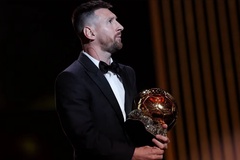 Messi nói lời tri ân sau khi giành Quả bóng vàng thứ 8