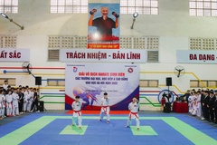 300 VĐV quy tụ tại giải Vô địch Karate sinh viên Hà Nội mở rộng 2023