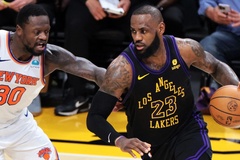 LA Lakers thua đau New York Knicks trong ngày ra mắt banner vô địch NBA In-Season Tournament