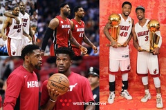 Miami Heat treo áo cầu thủ sánh vai cùng huyền thoại Kobe Bryant và Dirk Nowitzki