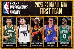 Đội hình tiêu biểu All-NBA mùa giải 2023-24: Jokic, Doncic và dàn sao quốc tế thống trị NBA