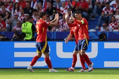 Morata chỉ còn xếp sau Ronaldo và Platini về bàn thắng tại Euro