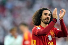 Cucurella hứa hẹn chơi sốc với mái tóc đặc biệt nếu Tây Ban Nha vô địch EURO