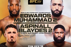 Kết quả UFC 304: Edwards vs. Muhammad 2, Aspinall vs. Blaydes 2