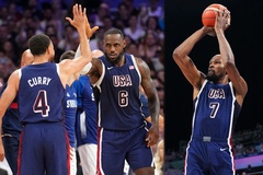 LeBron James cùng Kevin Durant dẫn đầu, tuyển Mỹ đại thắng trận mở màn Olympic 2024 trước Serbia