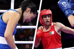 Nữ võ sĩ Boxing Olympic bỏ cuộc trước đối thủ từng có tranh cãi giới tính