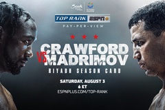 Kết quả Boxing: Terence Crawford vs. Israil Madrimov