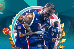 LeBron James đoạt danh hiệu MVP, dẫn đầu đội hình tiêu biểu bóng rổ nam Olympic 2024