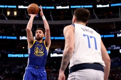 Klay Thompson tái ngộ Stephen Curry trong ngày khai màn NBA Cup 2024