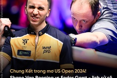 TRỰC TIẾP Chung kết US Open Pool Championship 2024: Shane Van Boening vs Fedor Gorst