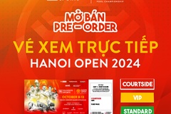 Mở cổng đặt trước vé Hanoi Open Pool Championship 2024