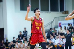 Nguyễn Huỳnh Phú Vinh cùng Saigon Heat lập kỷ lục 3 điểm ở VBA Finals 2024