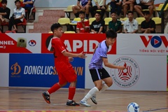 Xác định 8 đội bóng vào tứ kết giải Futsal HDBank sinh viên khu vực Hà Nội 2024