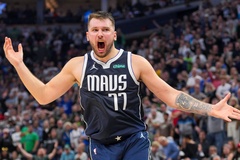 Kyrie Irving khuấy đảo, Luka Doncic “vẽ tuyệt phẩm" từ logo giúp Dallas hạ gục Timberwolves