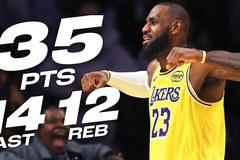 Ba trận bỏ túi 3 triple-double, LeBron James làm nên lịch sử NBA ở tuổi 39