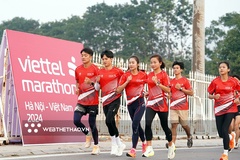 Dàn sao điền kinh Việt Nam "hâm nóng" giải Viettel Marathon Việt Nam 2024