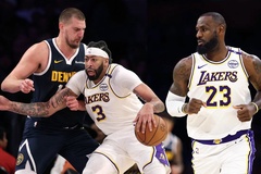 Anthony Davis lại bị Jokic "bỏ túi", Los Angeles Lakers thua muối mặt Denver Nuggets trên sân nhà