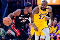 Mặc kệ LeBron James "thông nòng", Los Angeles Lakers vẫn thua đậm Miami Heat đến 41 điểm