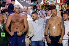 Tyson Fury bật "chế độ hủy diệt" Usyk bằng... cân nặng áp đảo