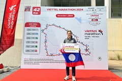 "Bông hoa Lào" Lodkeo Inthakoumman trước kỳ tích khó tin ở đường chạy Viettel Marathon 2024 chặng Angkor Wat