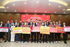 Chi tiết hơn 40 tỷ đồng tiền thưởng chức vô địch AFF Cup 2024 của tuyển Việt Nam