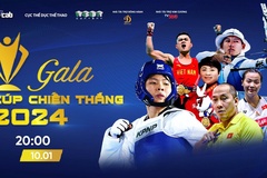 Gala Cúp Chiến Thắng 2024: Dấu ấn 10 năm, tôn vinh các tài năng thể thao Việt