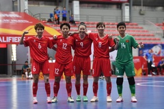 Futsal nữ Việt Nam đứng đầu bảng vòng loại futsal châu Á 2025