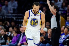 Ném 22 quả 3 điểm vẫn thua ngược dòng, Stephen Curry và Warriors rơi ra khỏi top-10 BXH miền Tây