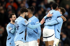 Bảng xếp hạng Champions League 2024/25: Man City thoát hiểm