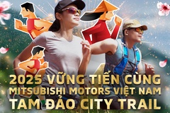 Thử thách giới hạn, vững tiến mỗi hành trình với Mitsubishi Motors Việt Nam - Tam Đảo City Trail 2025