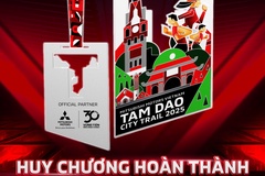 Áo hoàn thành và huy chương độc đáo của Mitsubishi Motors Việt Nam - Tam Đảo City Trail 2025