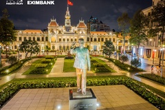 Giải chạy đêm TP Hồ Chí Minh Eximbank 2025 hoà nhịp Sài Gòn sau 50 năm đổi mới