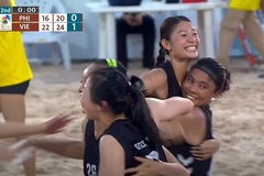 Đội tuyển bóng ném bãi biển nữ Việt Nam giành HCV và cân bằng kỳ tích vô địch châu Á
