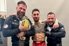 Ilia Topuria chia tay dàn huấn luyện viên thân tín ngay trước UFC 317