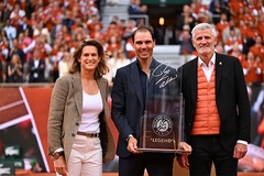 Roland Garros tổ chức lễ vinh danh Rafael Nadal đầy trang trọng
