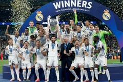 Bảng xếp hạng UEFA chứng kiến sự thăng tiến của Real Madrid