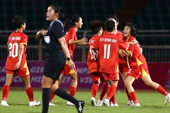Không tung ra đội hình mạnh nhất, U19 nữ Việt Nam vẫn thắng đậm