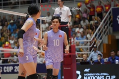 Bóng chuyền nữ Việt Nam lần thứ 3 liên tiếp tiến vào chung kết AVC Nations Cup